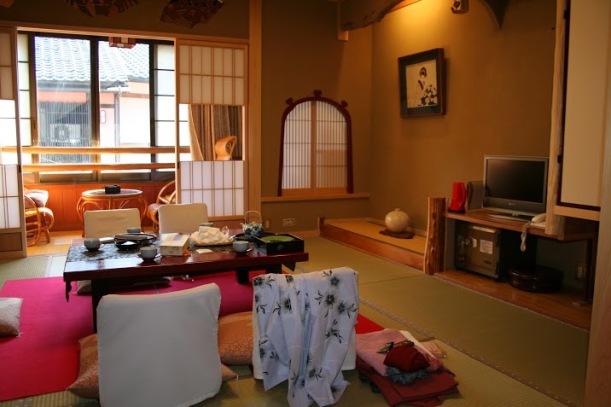 The top end of accommodation; a ryokan in Kinosaki, Hyogo Prefecture